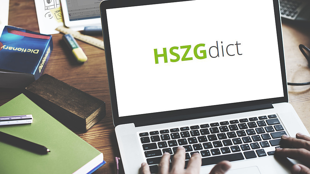 HSZGdict dient unter anderem einer einheitlichen Übersetzung von HSZG-spezifischen Bezeichnungen